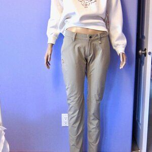 FJALL RAVEN ABISKO STRETCH TROUSERS HIKING TRAVEL in SAND